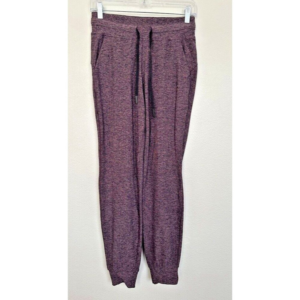Lululemon Ready To Rulu Jogger Pant *29" Heathered Purple Black Pocket Women's 4